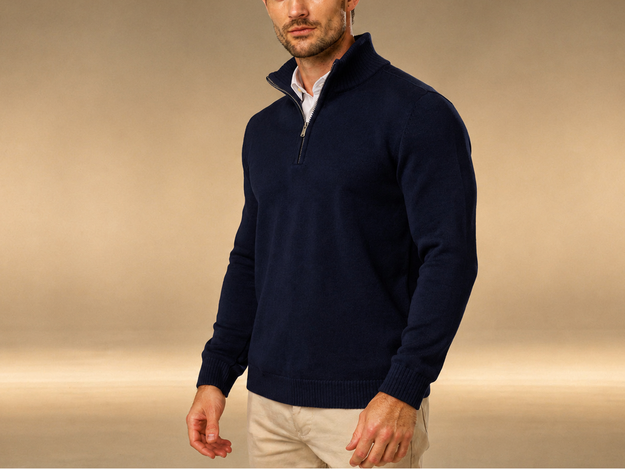 Navy Blue Quarter Zip