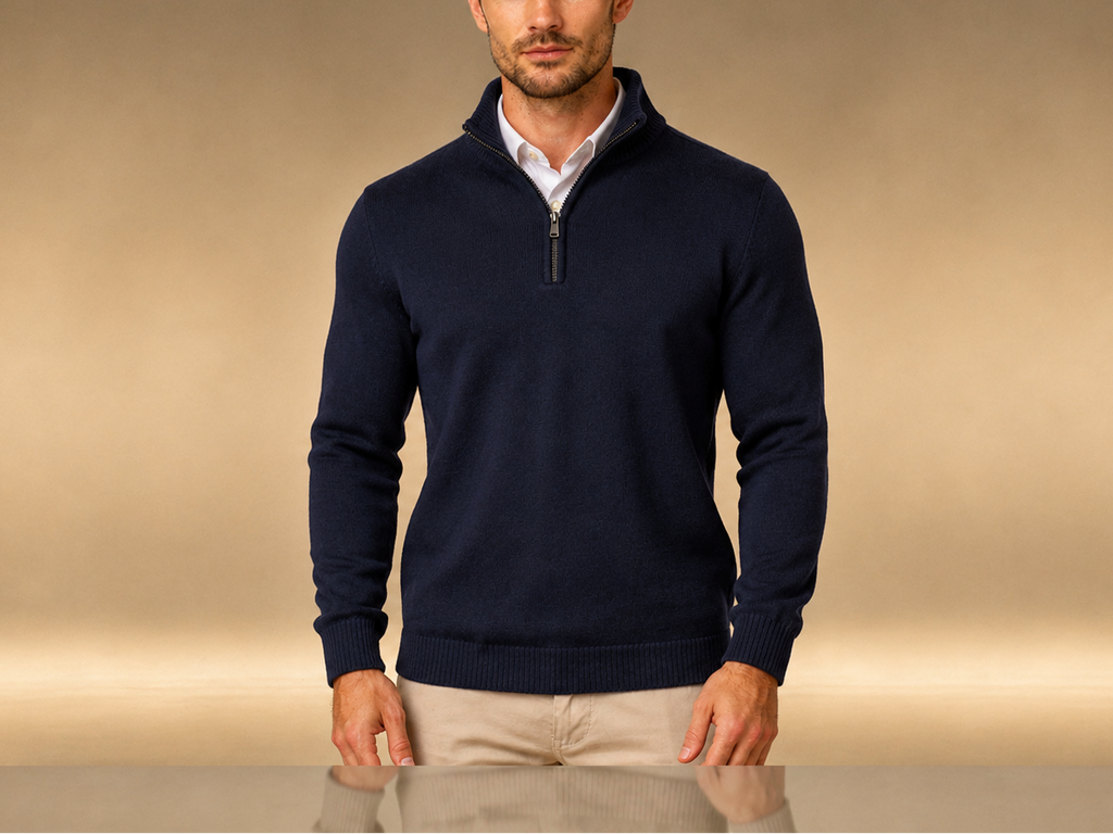 Navy Blue Quarter Zip