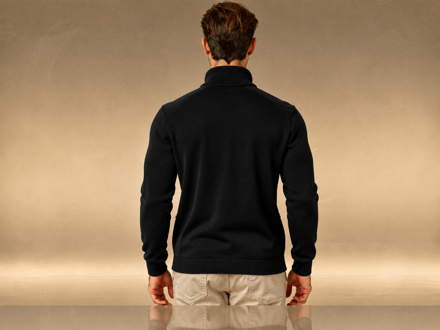 Midnight Black Quarter Zip