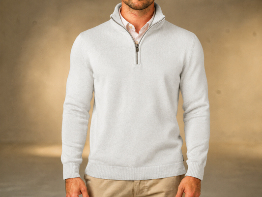 Arctic White Quarter Zip