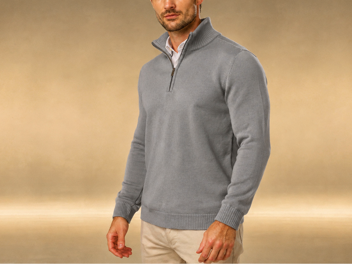 Charcoal Grey Quarter Zip