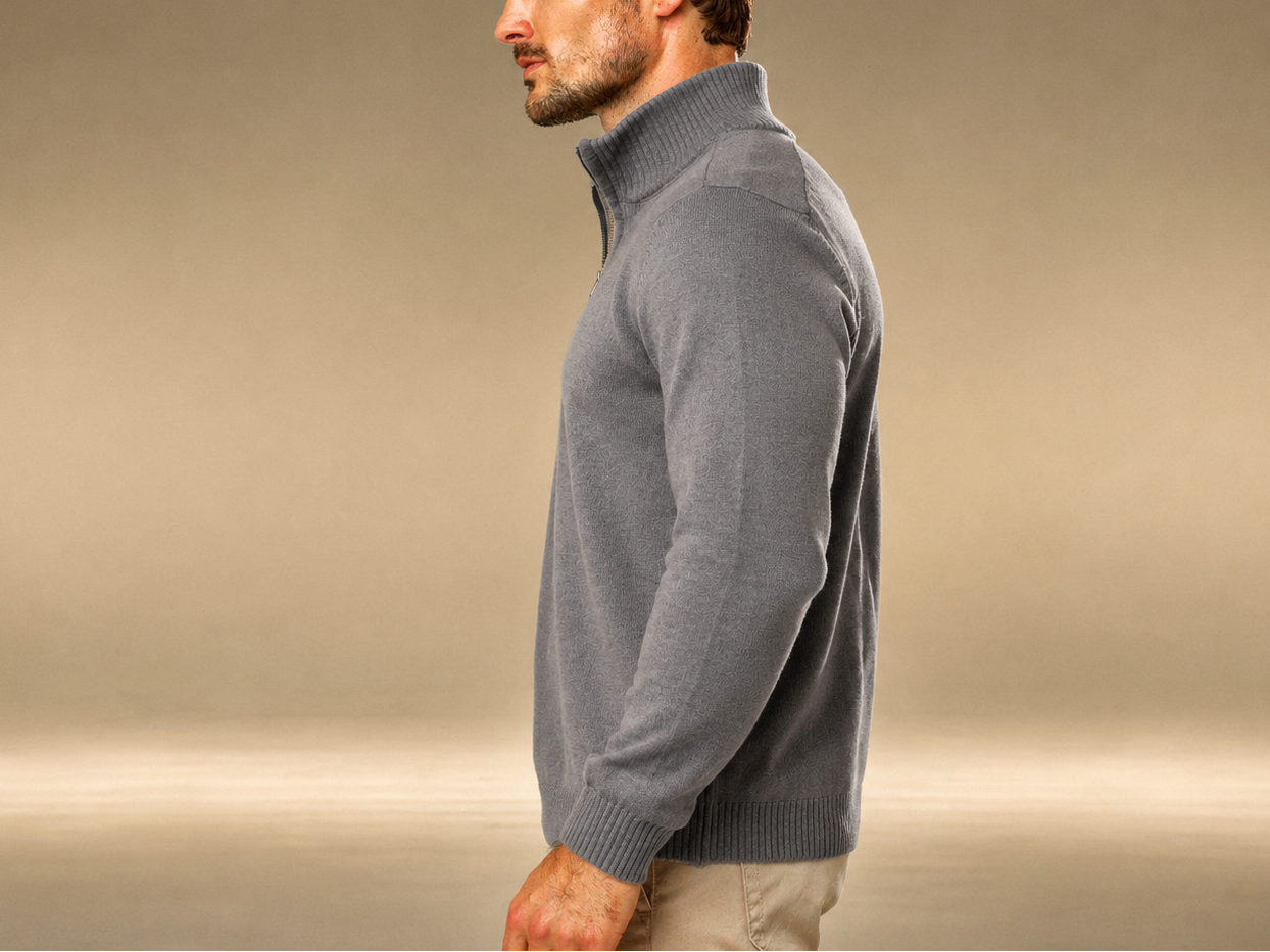 Charcoal Grey Quarter Zip