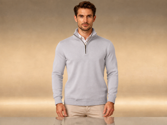 Smokey Grey Quarter Zip