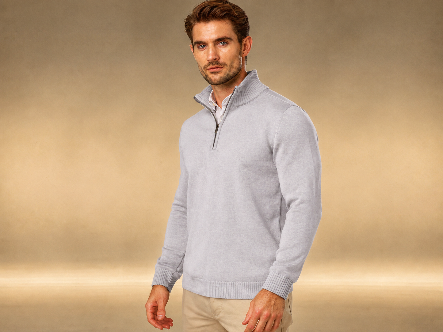 Smokey Grey Quarter Zip