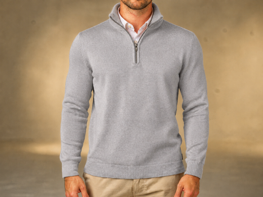 Smokey Grey Quarter Zip