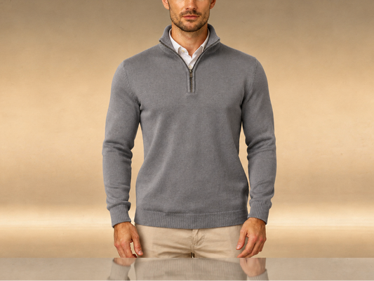 Charcoal Grey Quarter Zip