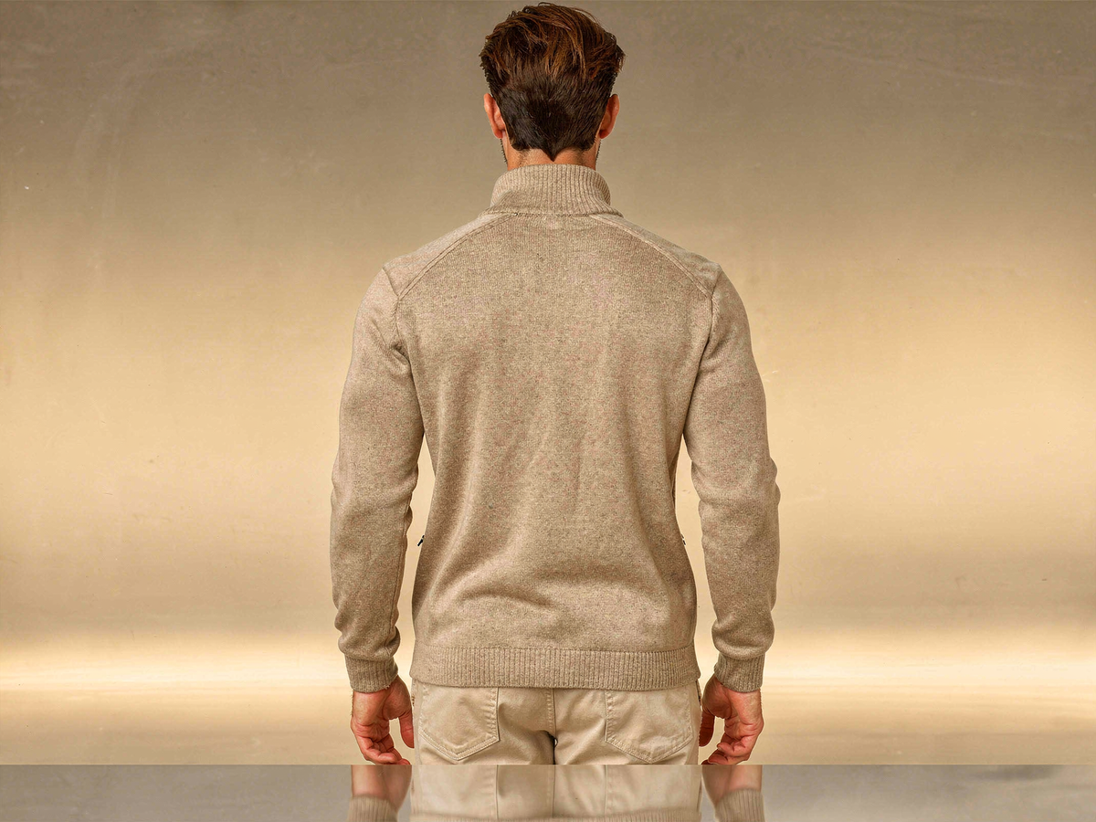 Sahara Beige Quarter Zip