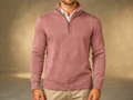 Pink / Rose Quarter Zip Mens