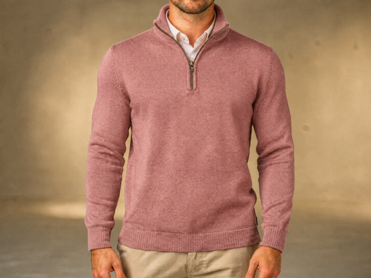 Daisy Pink/Rose Quarter Zip
