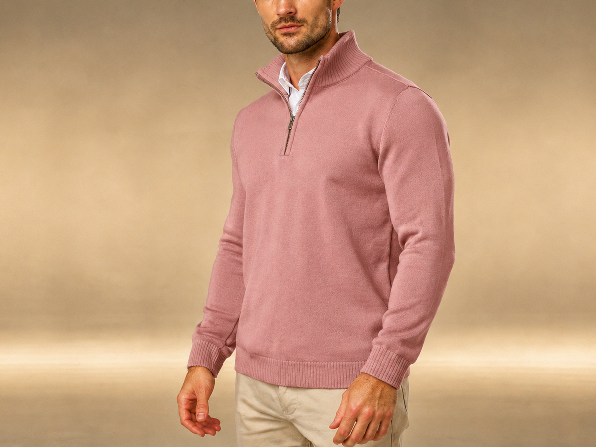 Daisy Pink/Rose Quarter Zip